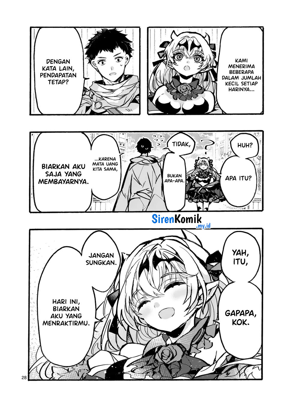 Yamiochi Yuusha no Haishin Haishin~Tsuihousare, Kakushi Boss Beya ni Hourikomareta Kekka, Boss to Tansakushagari Haishin wo Hajimeru~@comic Chapter 3.2 - halaman 28