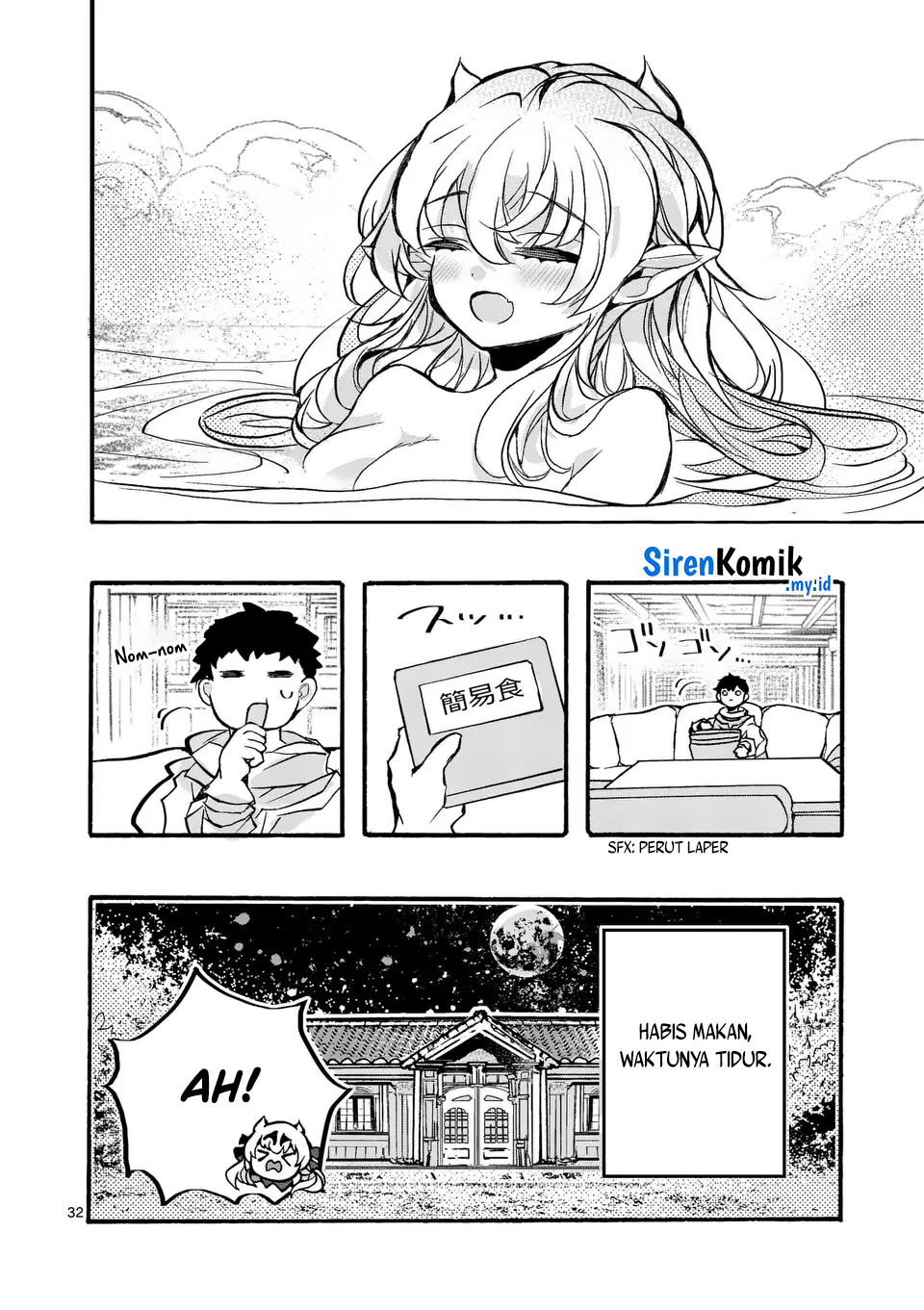 Yamiochi Yuusha no Haishin Haishin~Tsuihousare, Kakushi Boss Beya ni Hourikomareta Kekka, Boss to Tansakushagari Haishin wo Hajimeru~@comic Chapter 3.2 - halaman 32