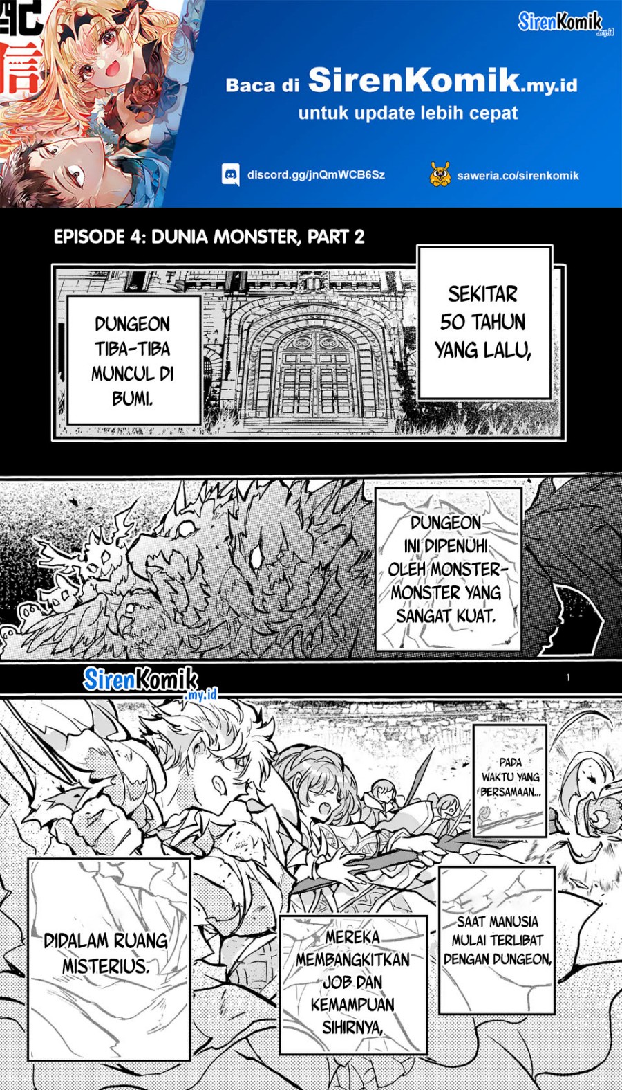 Yamiochi Yuusha no Haishin Haishin~Tsuihousare, Kakushi Boss Beya ni Hourikomareta Kekka, Boss to Tansakushagari Haishin wo Hajimeru~@comic Chapter 4 - halaman 2
