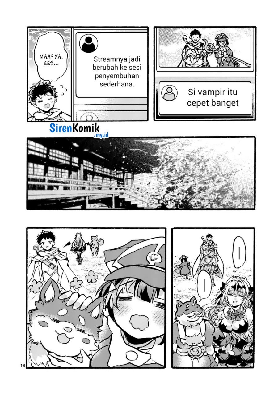 Yamiochi Yuusha no Haishin Haishin~Tsuihousare, Kakushi Boss Beya ni Hourikomareta Kekka, Boss to Tansakushagari Haishin wo Hajimeru~@comic Chapter 6 - halaman 19