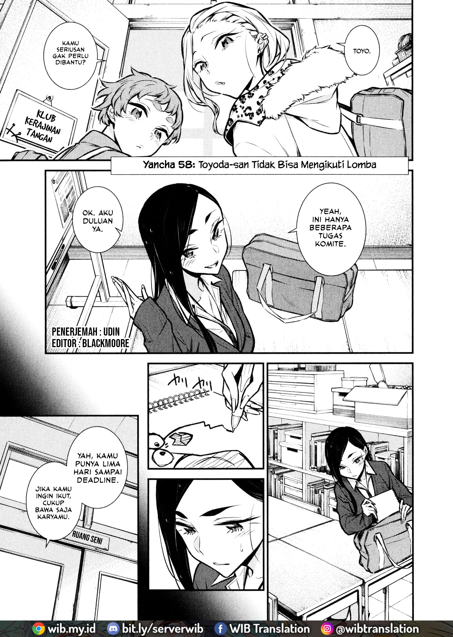 Yancha Gal no Anjou-san Chapter 58 - halaman 2