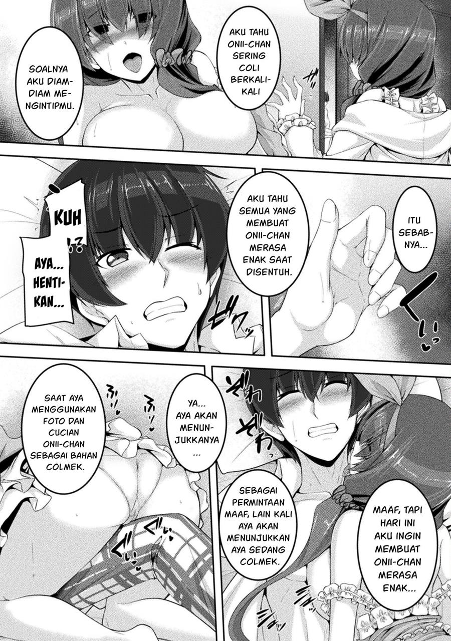 Yandere Imouto ni Aisaresugite Kozukuri Kankin Seikatsu Chapter 5 - halaman 11