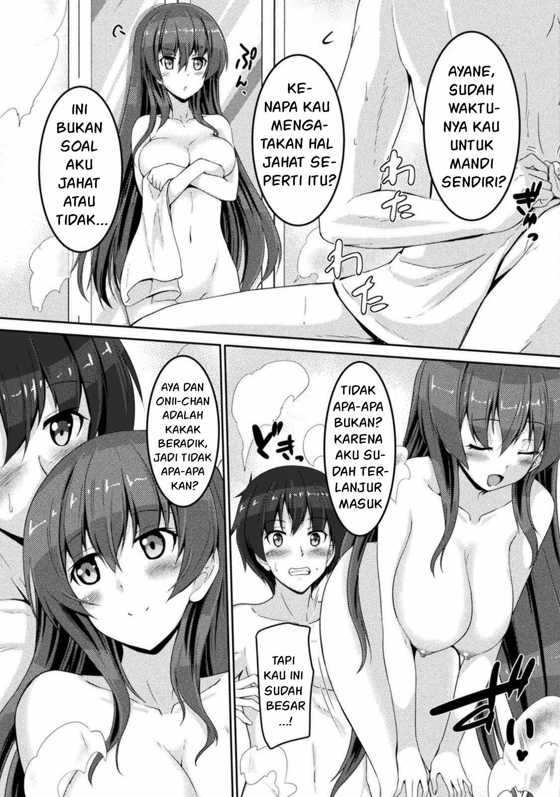 Yandere Imouto ni Aisaresugite Kozukuri Kankin Seikatsu the Comic Chapter 1 - halaman 4