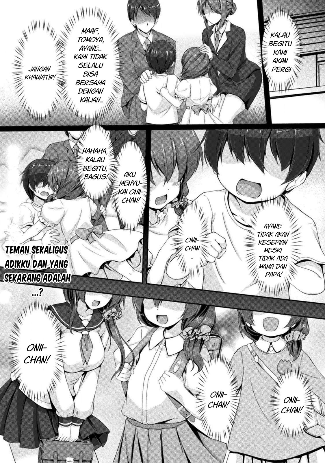 Yandere Imouto ni Aisaresugite Kozukuri Kankin Seikatsu the Comic Chapter 1 - halaman 8