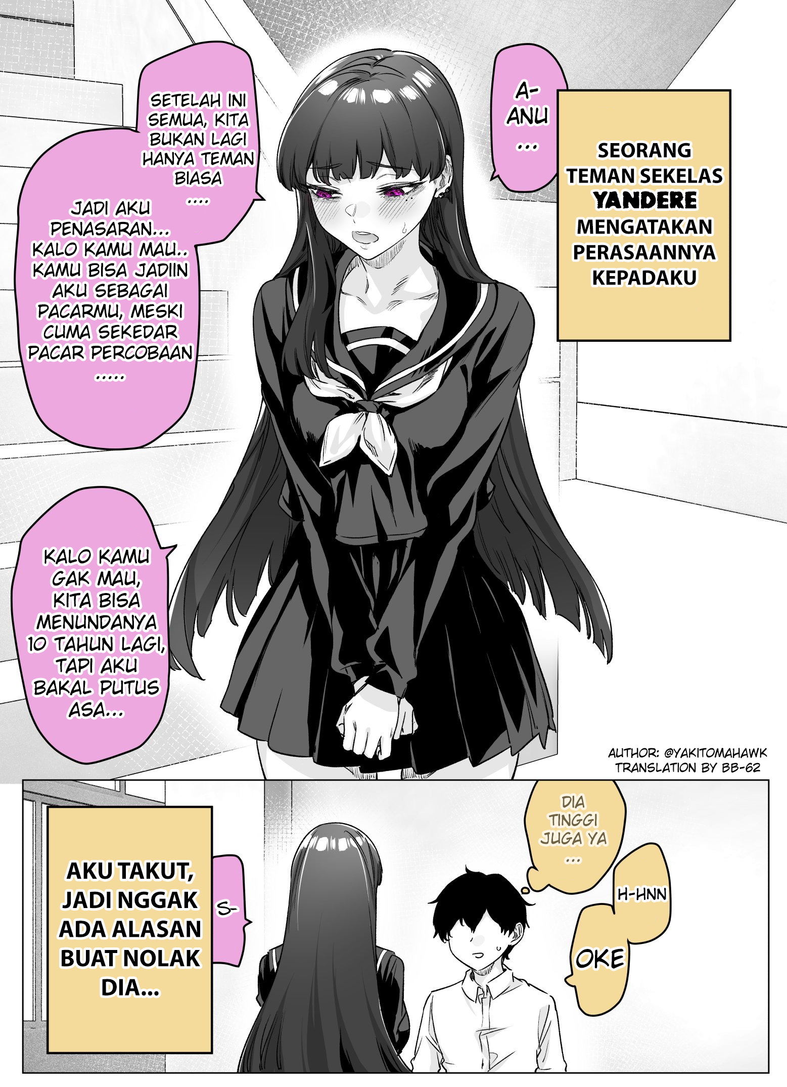 Yandere ka to Omottara Motto Yabee Onna datta Chapter 12 - halaman 1