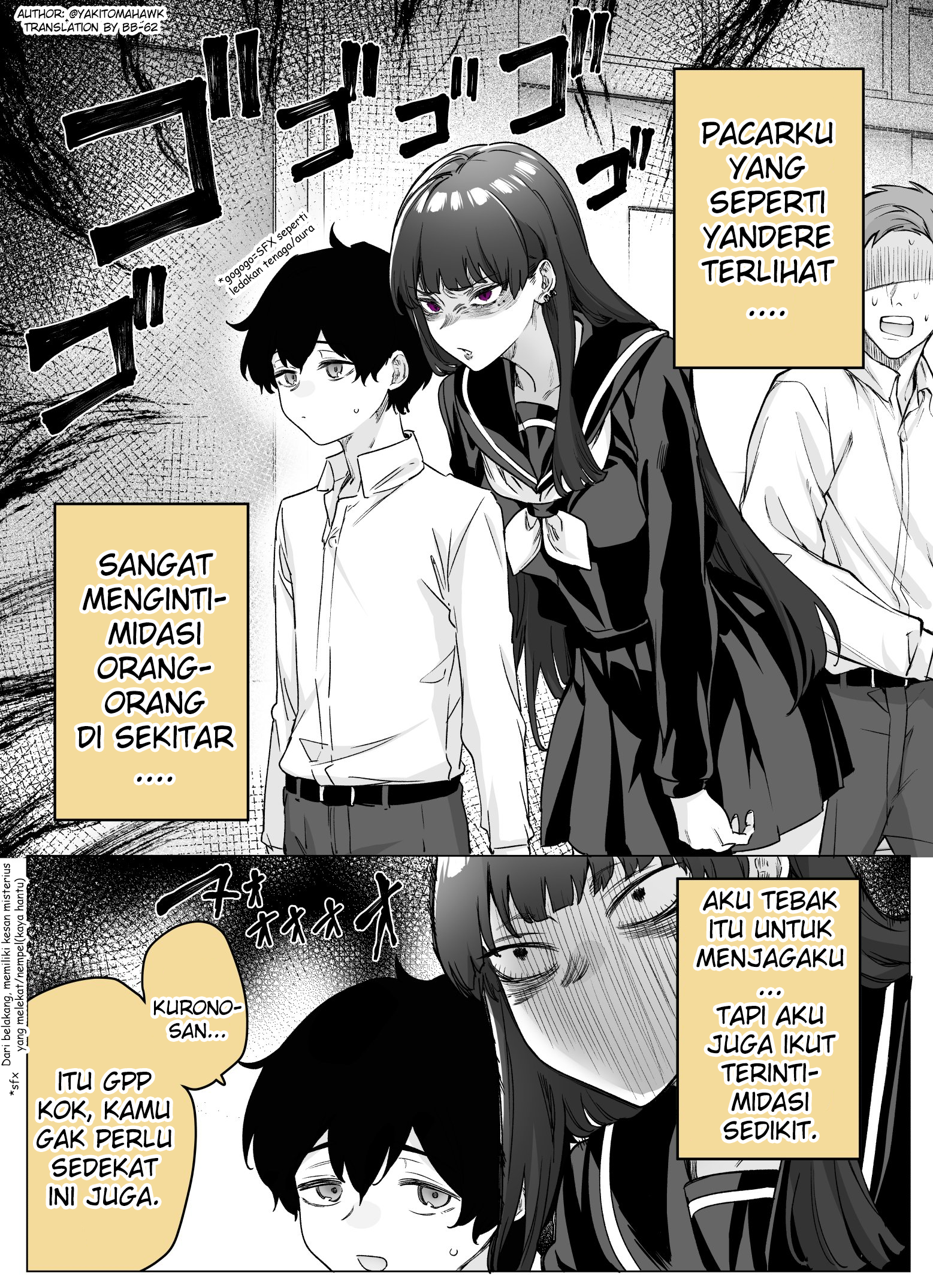 Yandere ka to Omottara Motto Yabee Onna datta Chapter 14 - halaman 1
