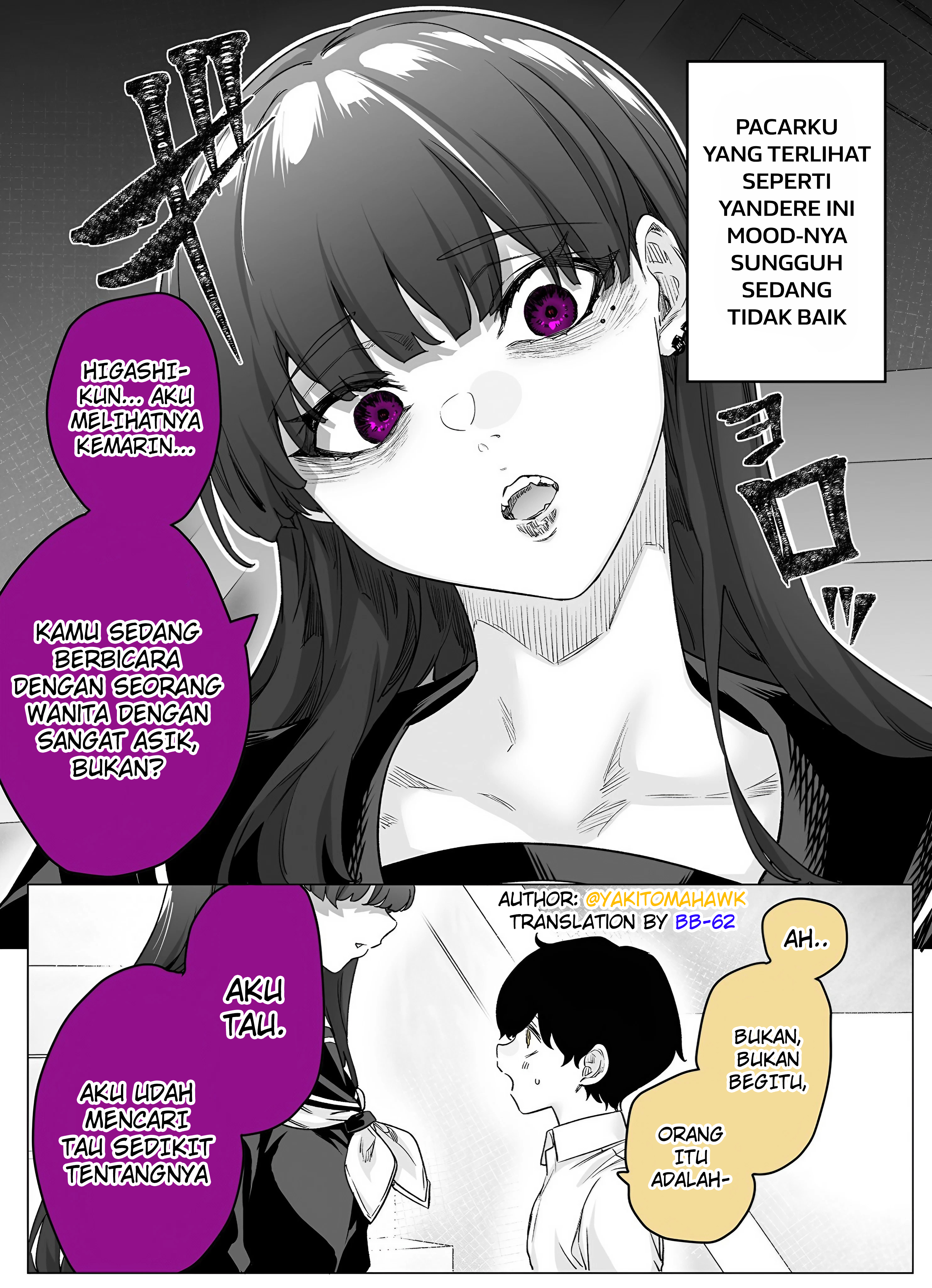 Yandere ka to Omottara Motto Yabee Onna datta Chapter 27 - halaman 1