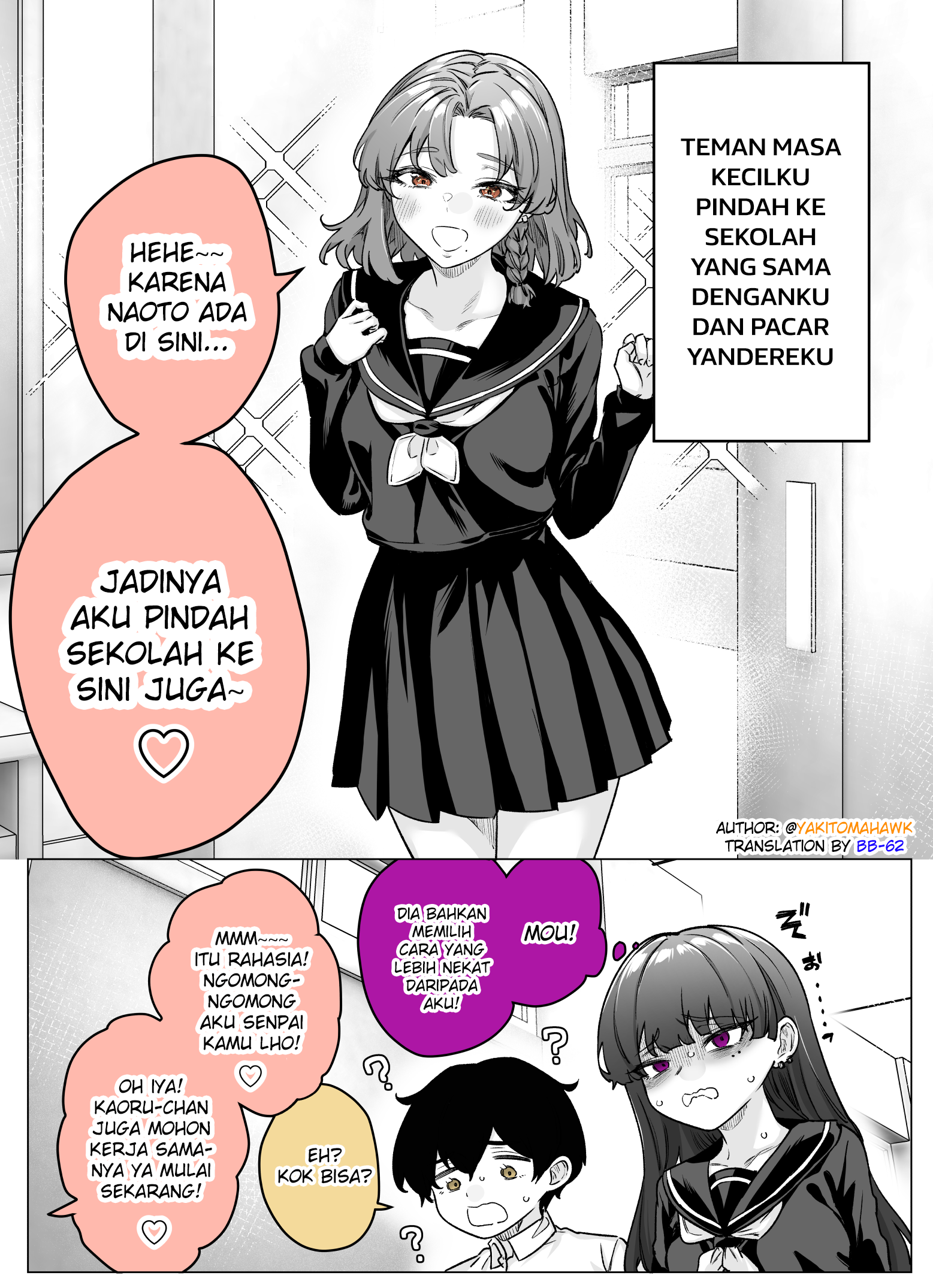 Yandere ka to Omottara Motto Yabee Onna datta Chapter 38 - halaman 1
