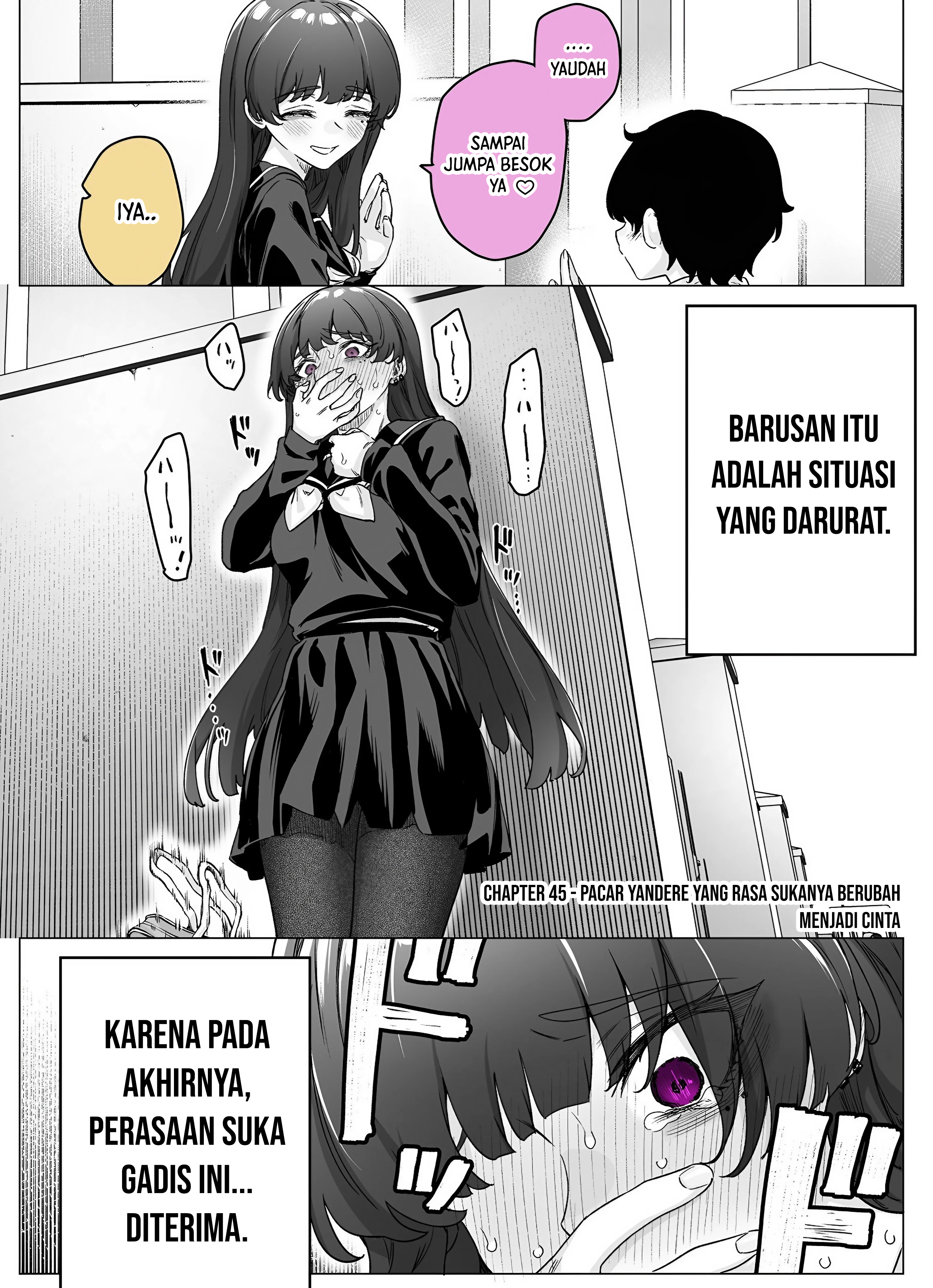 Yandere ka to Omottara Motto Yabee Onna datta Chapter 45 - halaman 2