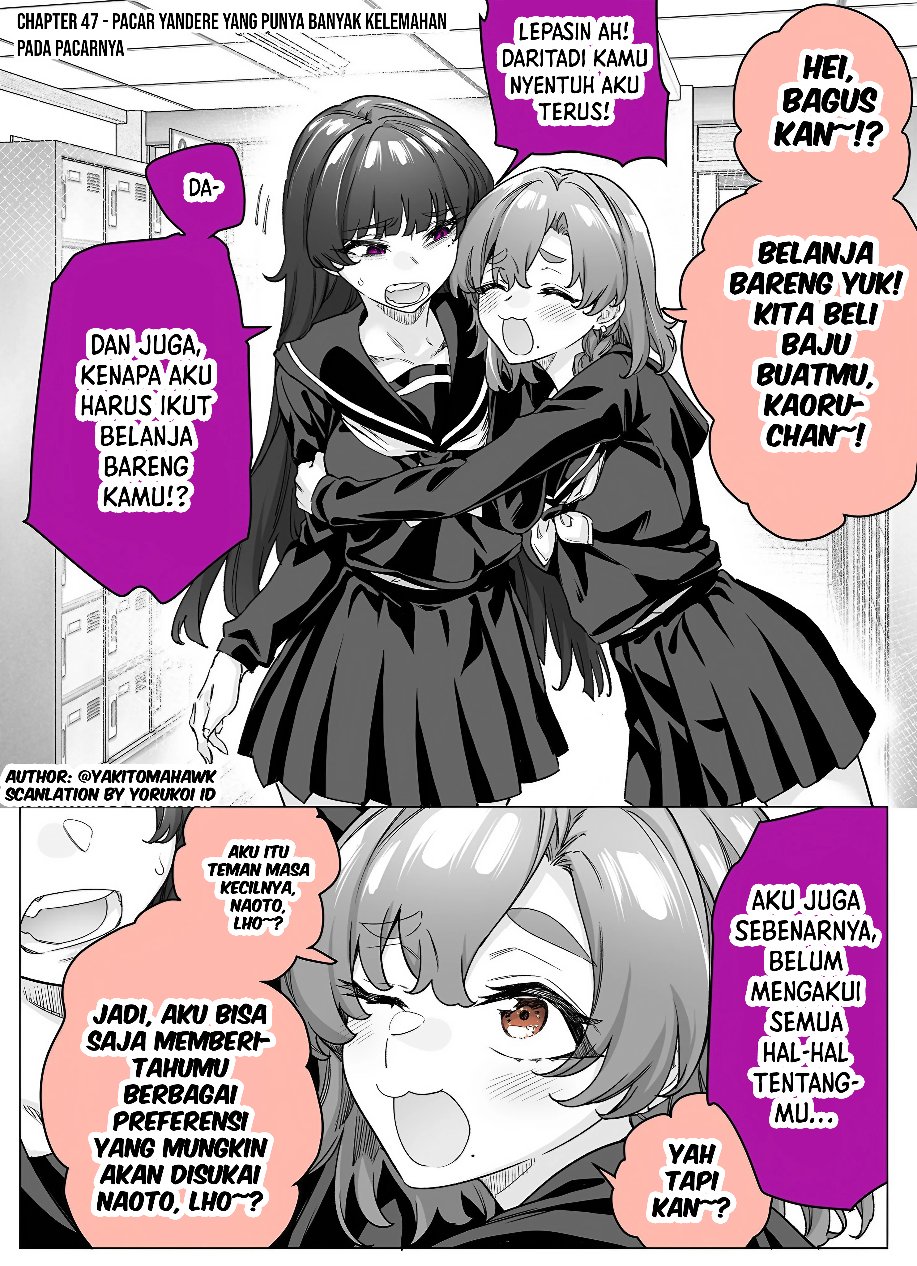 Yandere ka to Omottara Motto Yabee Onna datta Chapter 47 - halaman 2
