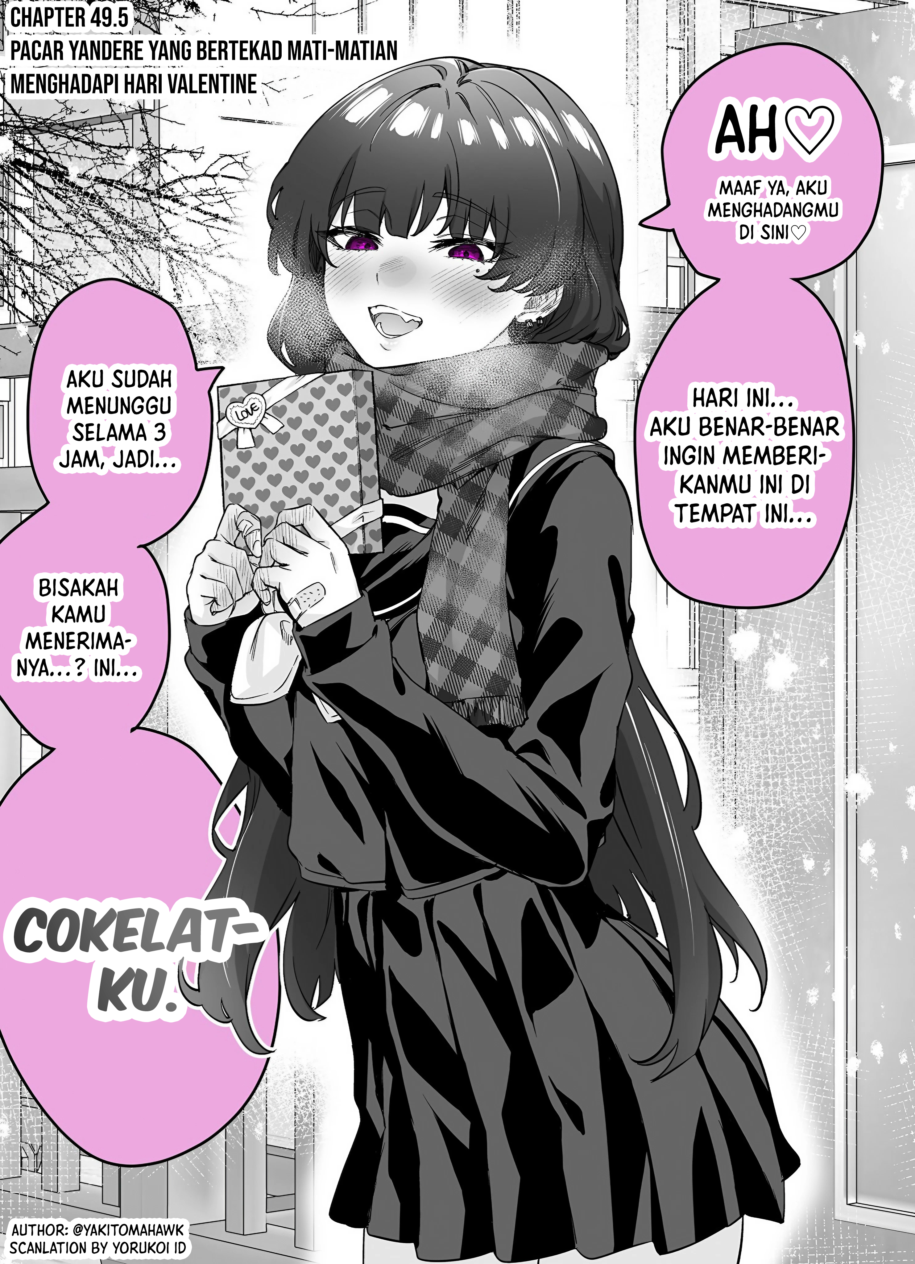 Yandere ka to Omottara Motto Yabee Onna datta Chapter 49.5 - halaman 2
