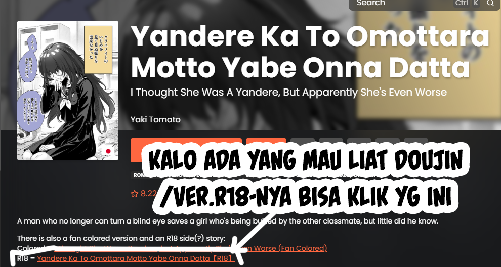 Yandere ka to Omottara Motto Yabee Onna datta Chapter 54 - halaman 2