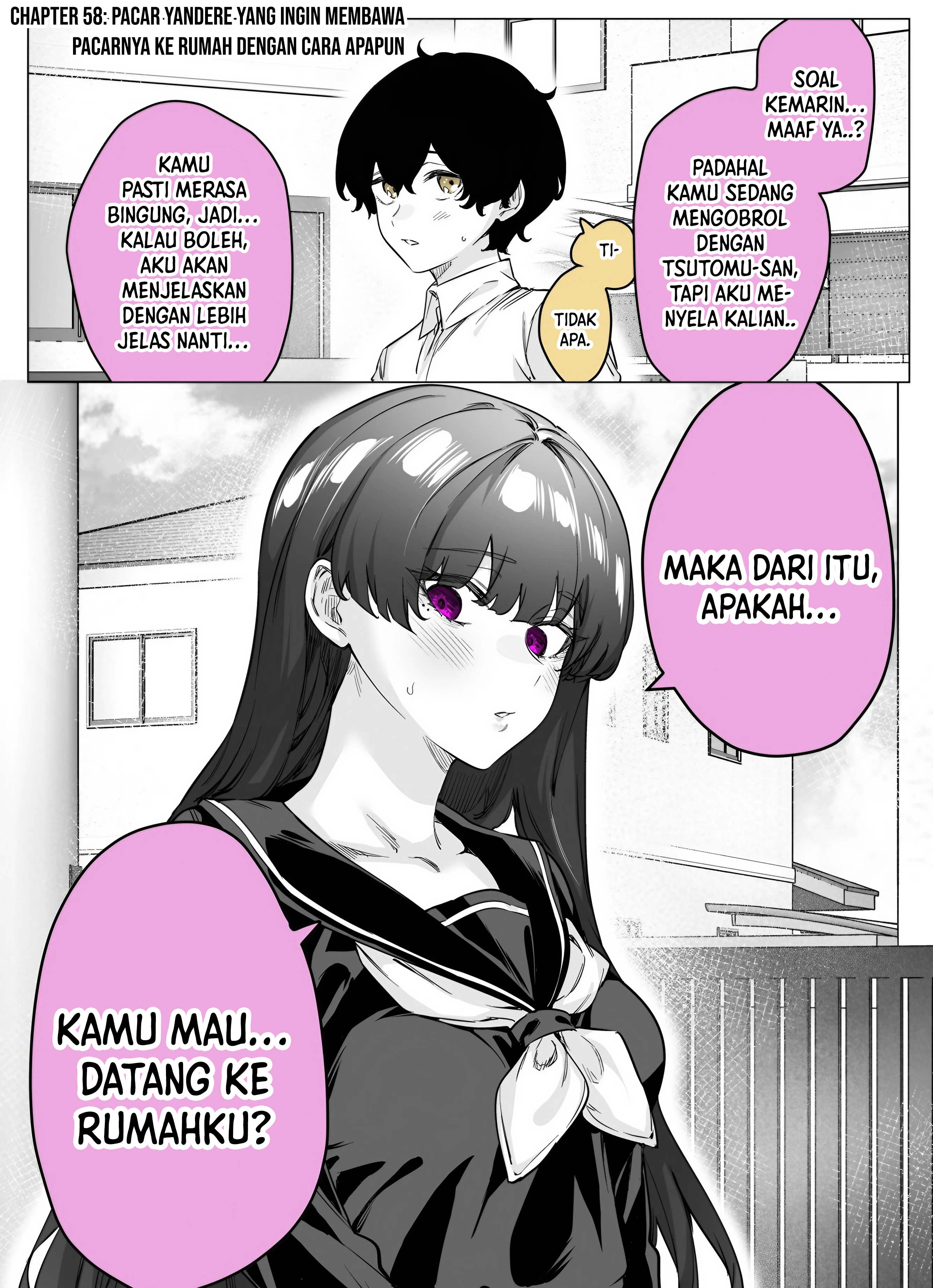 Yandere ka to Omottara Motto Yabee Onna datta Chapter 58 - halaman 2