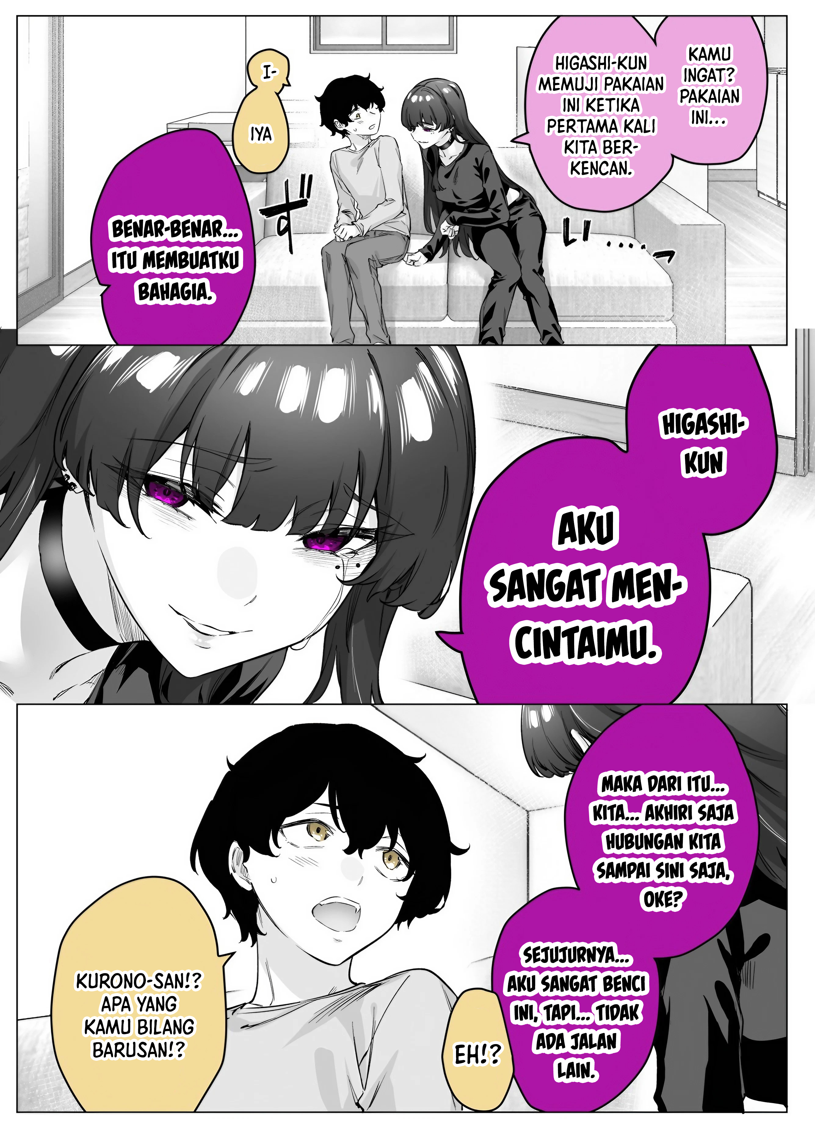Yandere ka to Omottara Motto Yabee Onna datta Chapter 59 - halaman 3