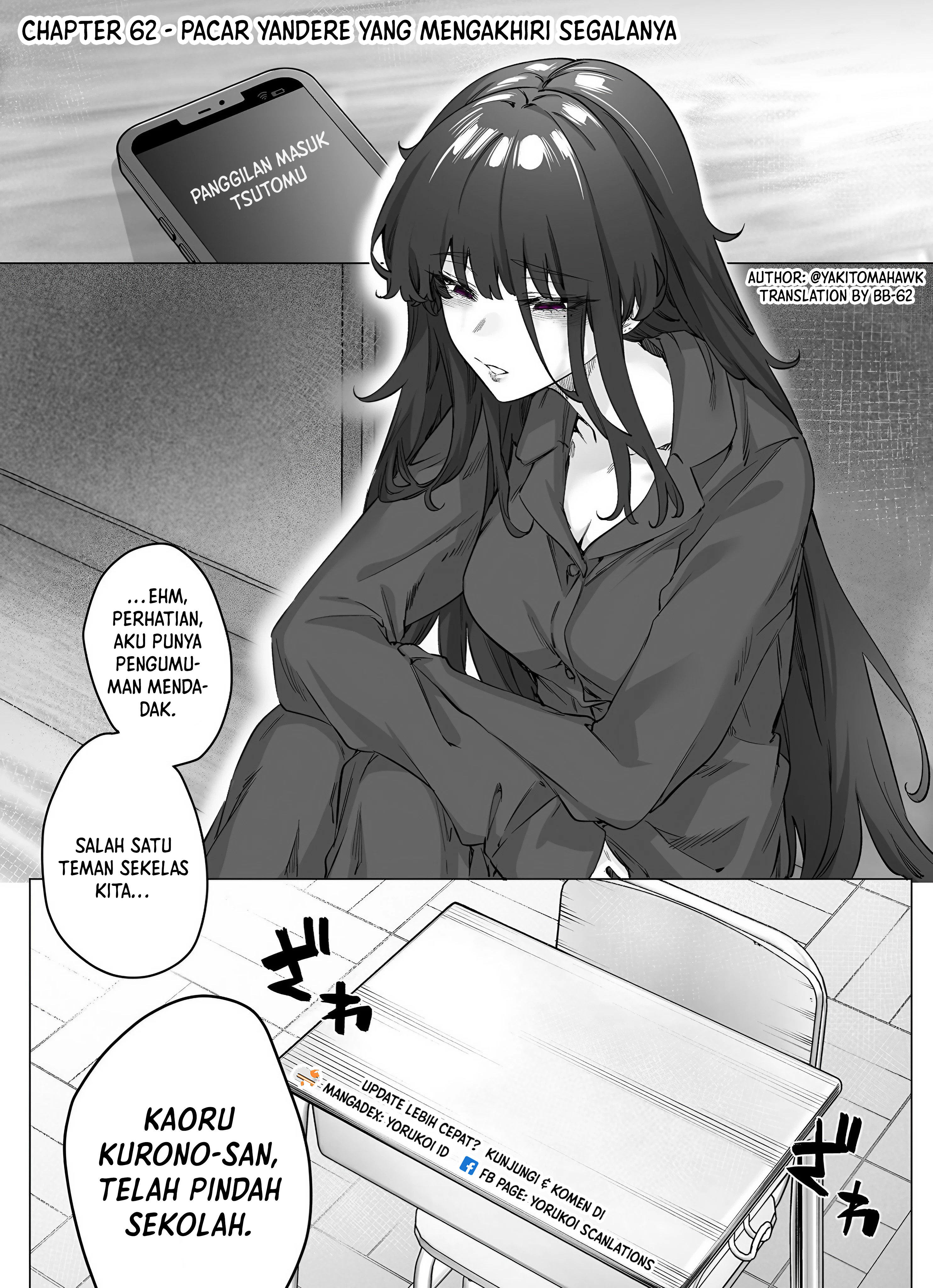 Yandere ka to Omottara Motto Yabee Onna datta Chapter 62 - halaman 2