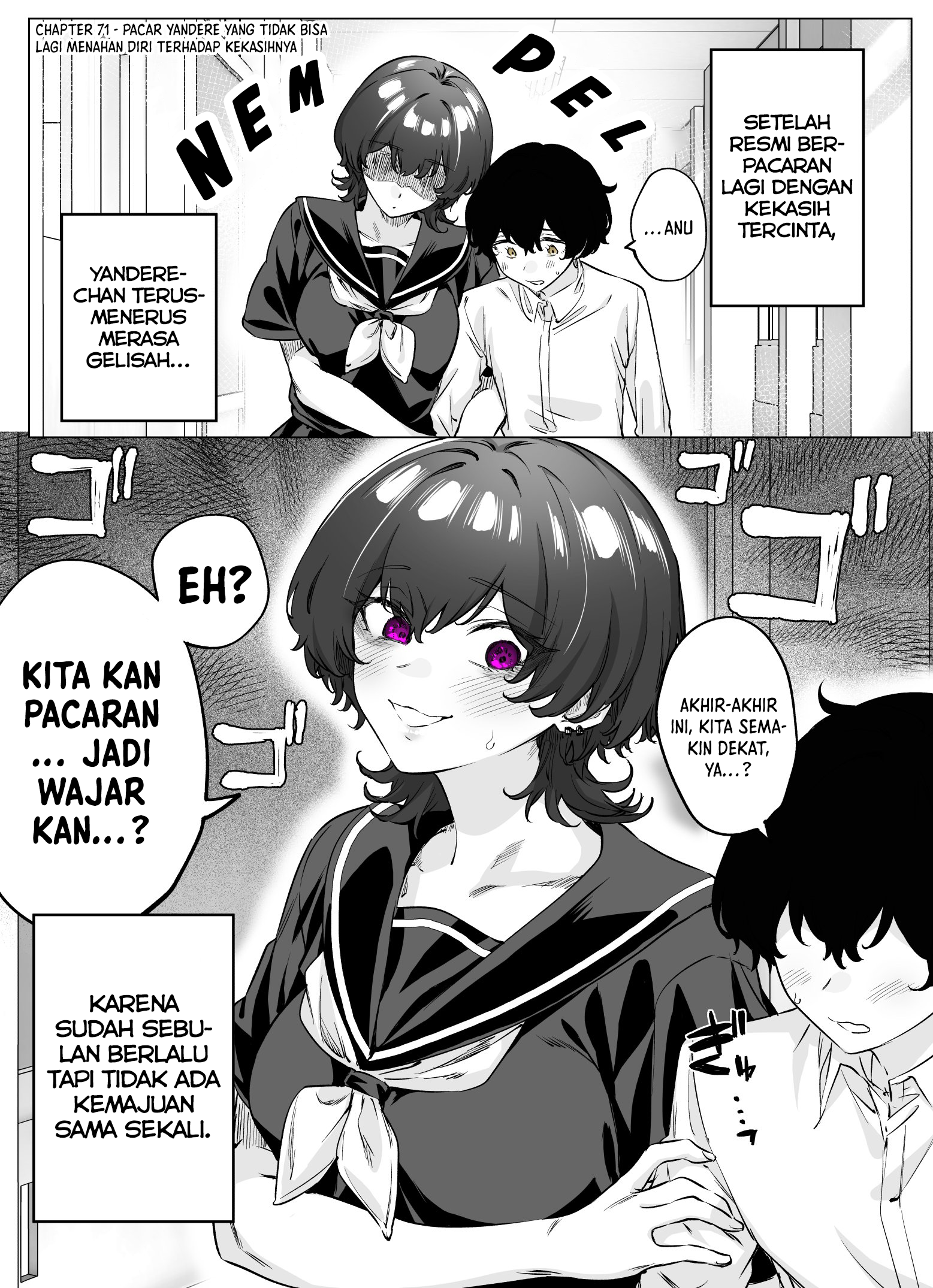 Yandere ka to Omottara Motto Yabee Onna datta Chapter 71 - halaman 1