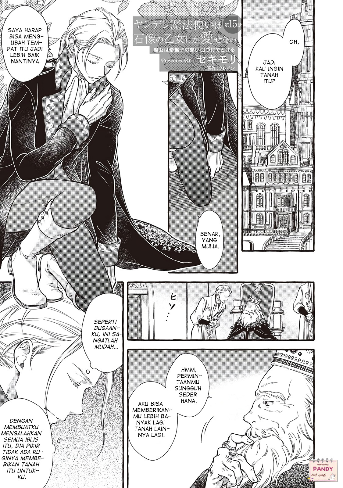 Yandere Mahoutsukai wa Sekizou no Otome shika Aisenai Chapter 15 - halaman 3