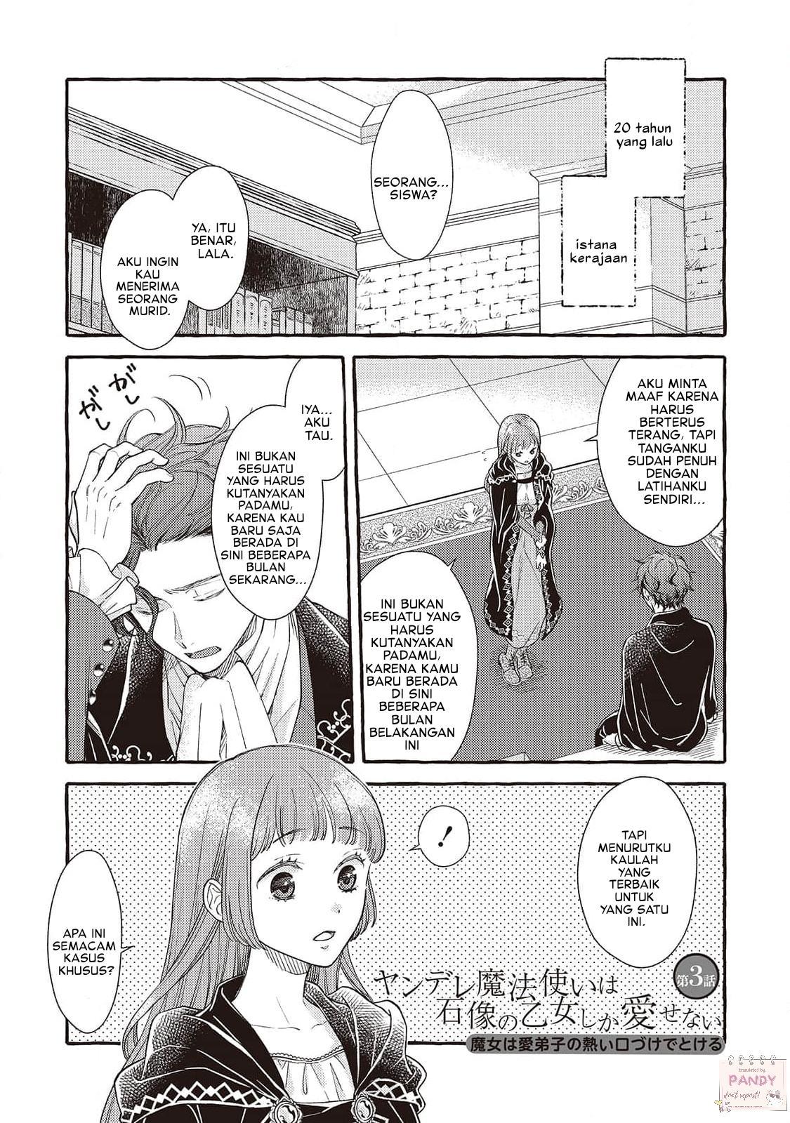 Yandere Mahoutsukai wa Sekizou no Otome shika Aisenai Chapter 3 - halaman 3