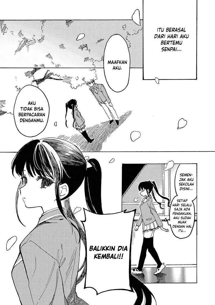 Yandere Meruko-chan wa Senpai ga Osuki Chapter 2 - halaman 4