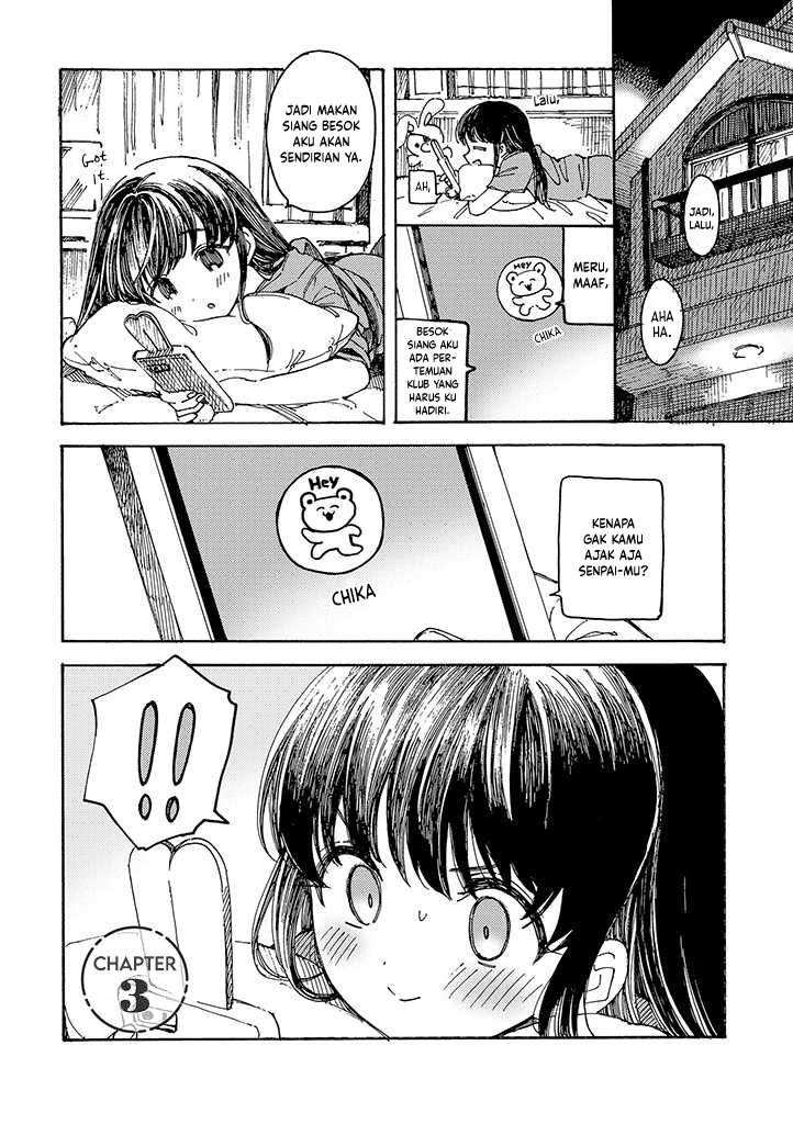 Yandere Meruko-chan wa Senpai ga Osuki Chapter 3 - halaman 2