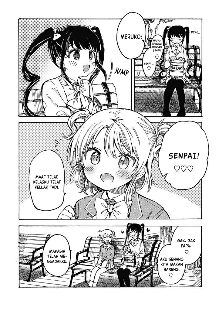 Yandere Meruko-chan wa Senpai ga Osuki Chapter 3 - halaman 5