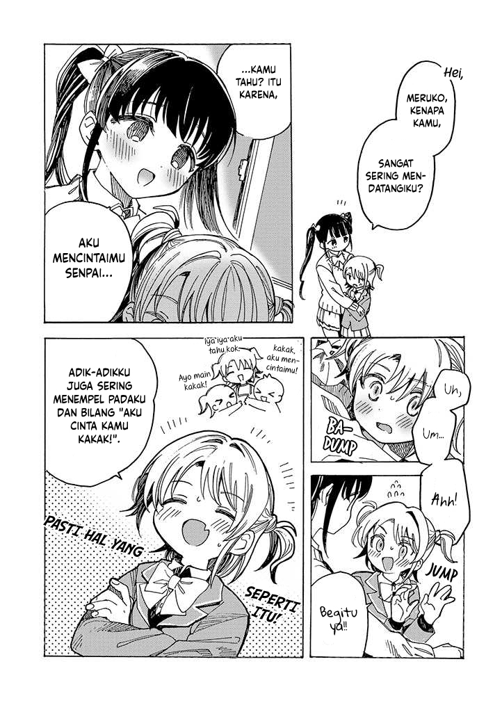 Yandere Meruko-chan wa Senpai ga Osuki Chapter 4 - halaman 5