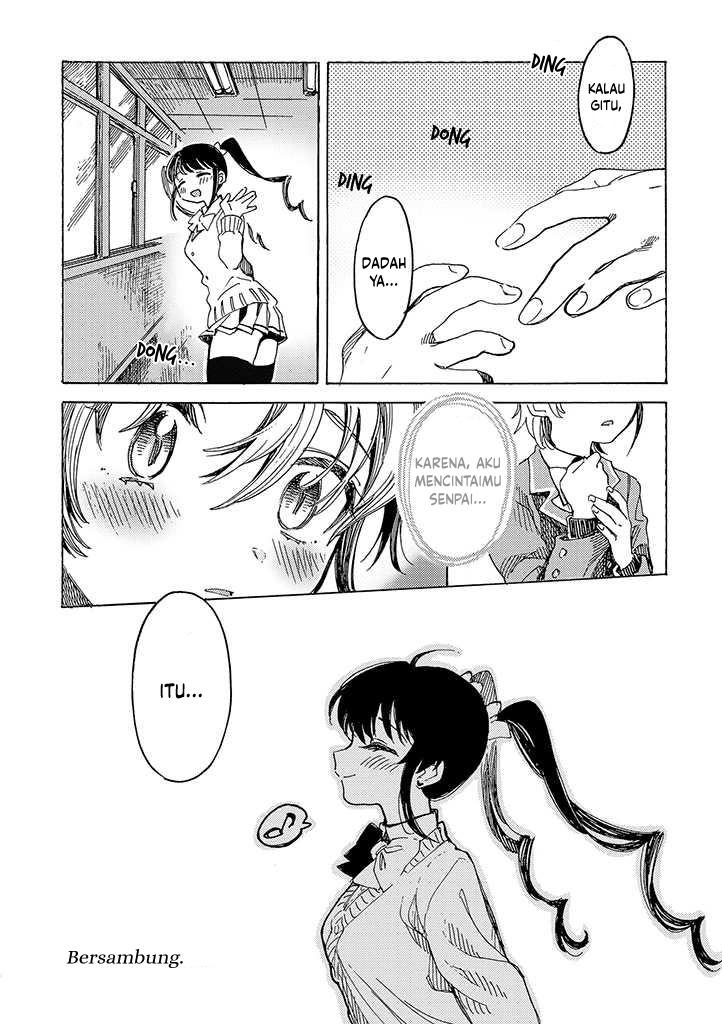 Yandere Meruko-chan wa Senpai ga Osuki Chapter 4 - halaman 9