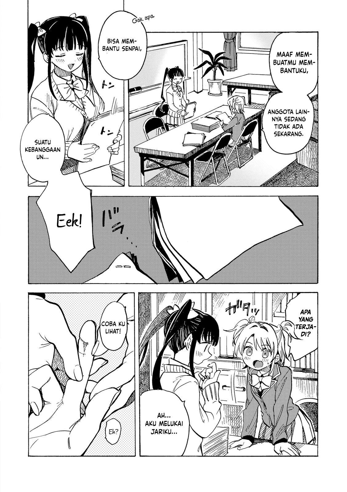 Yandere Meruko-chan wa Senpai ga Osuki Chapter 5 - halaman 3