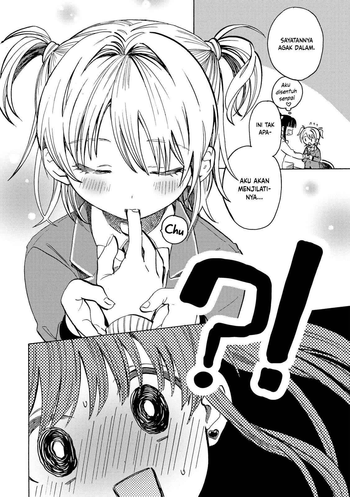 Yandere Meruko-chan wa Senpai ga Osuki Chapter 5 - halaman 4