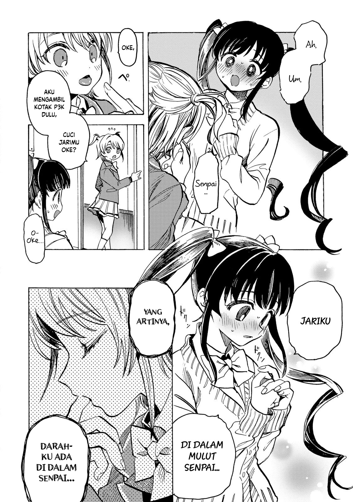 Yandere Meruko-chan wa Senpai ga Osuki Chapter 5 - halaman 5