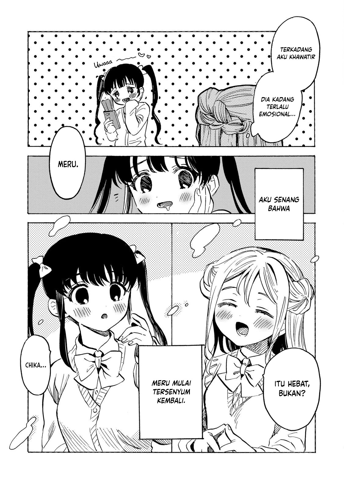 Yandere Meruko-chan wa Senpai ga Osuki Chapter 6 - halaman 12
