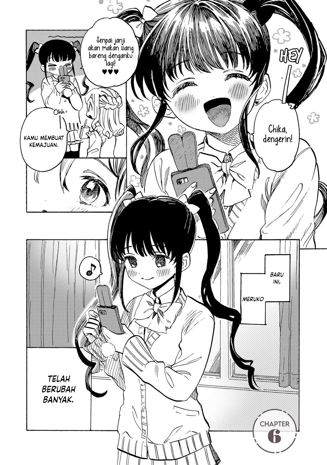 Yandere Meruko-chan wa Senpai ga Osuki Chapter 6 - halaman 2