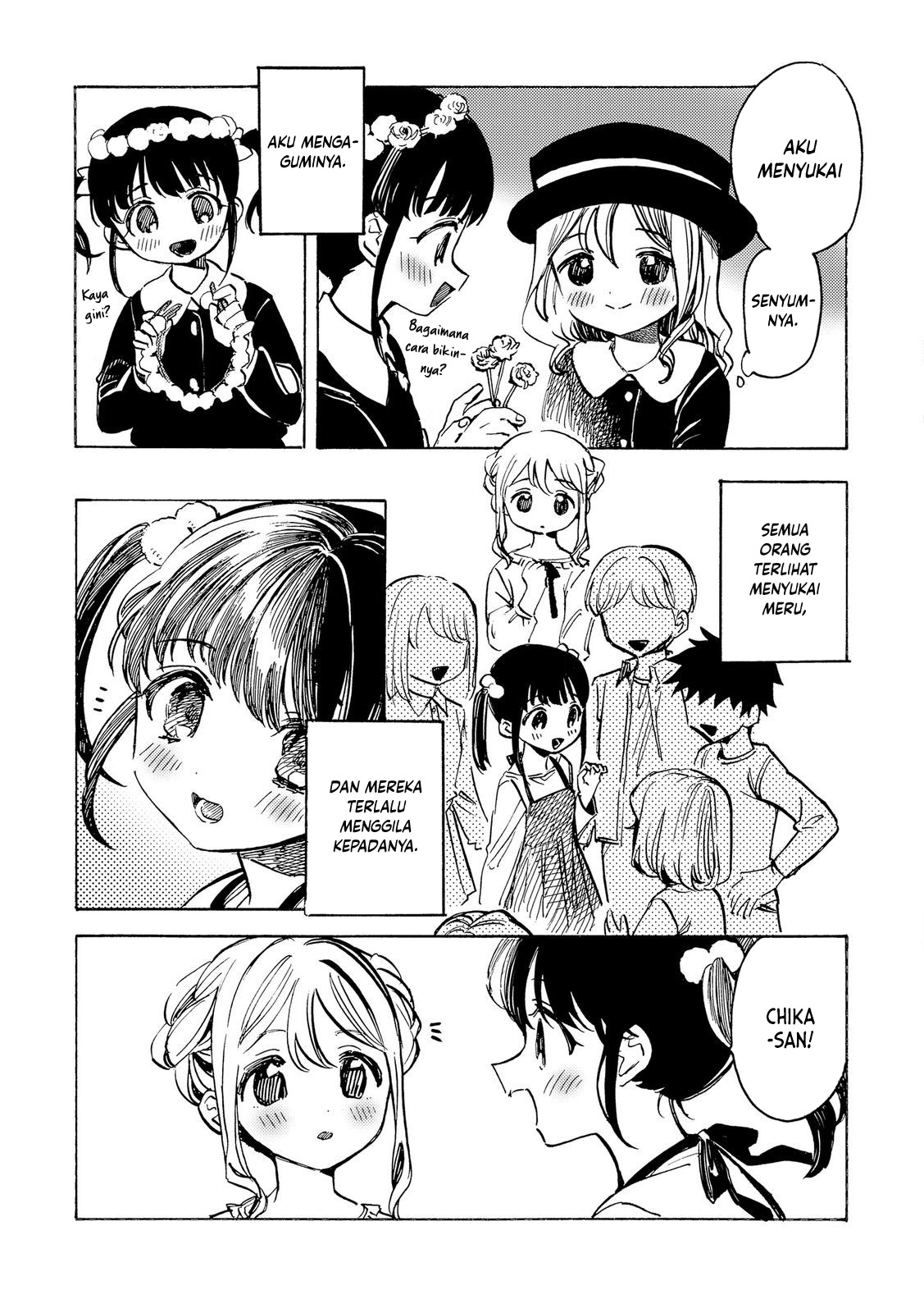 Yandere Meruko-chan wa Senpai ga Osuki Chapter 6 - halaman 6