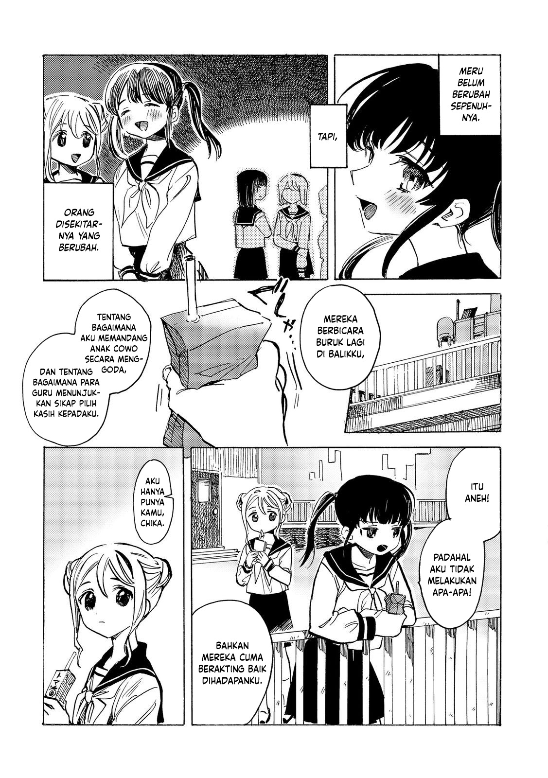 Yandere Meruko-chan wa Senpai ga Osuki Chapter 6 - halaman 8
