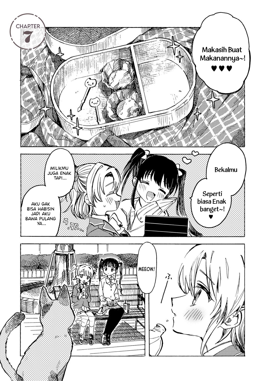 Yandere Meruko-chan wa Senpai ga Osuki Chapter 7 - halaman 2
