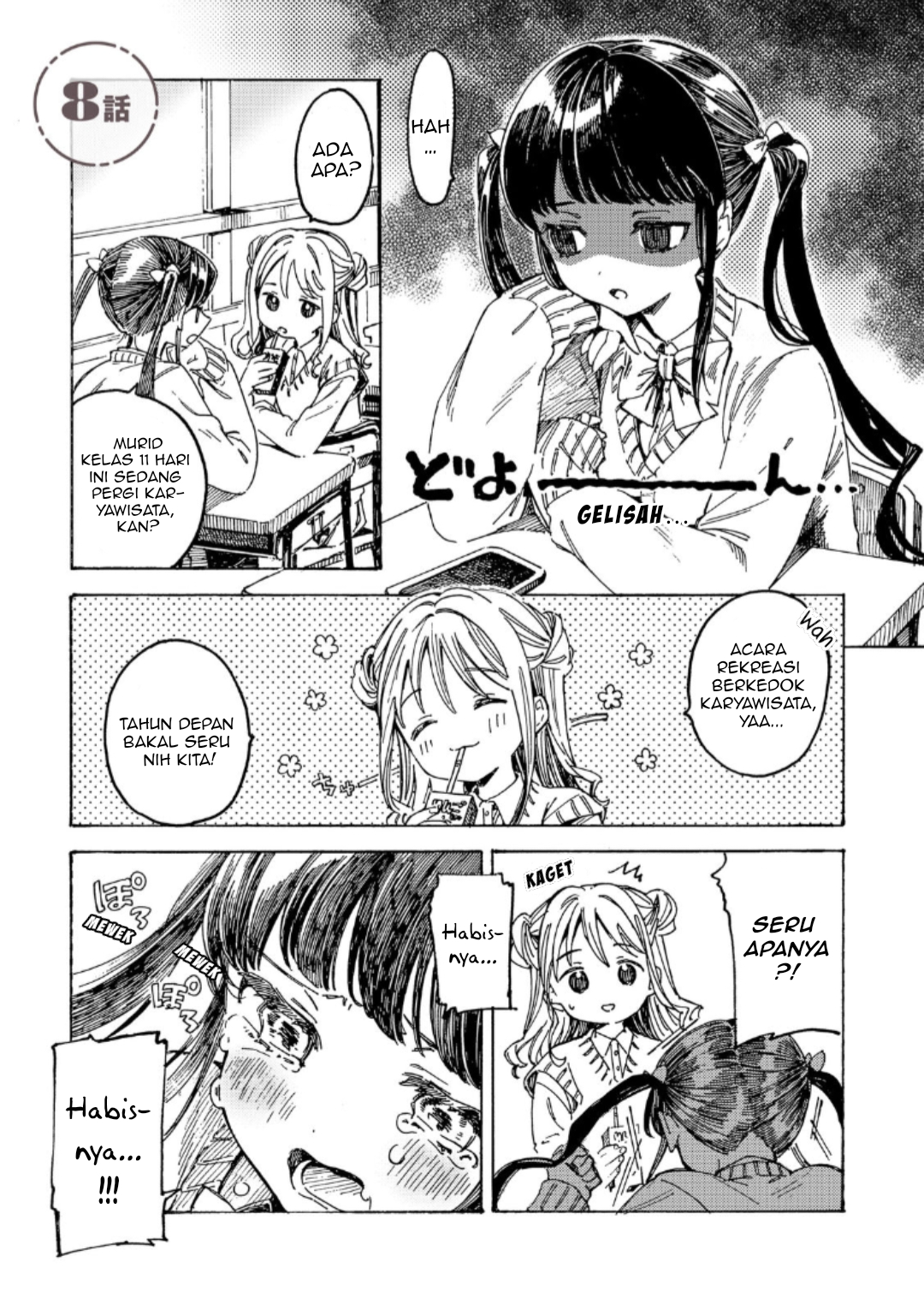 Yandere Meruko-chan wa Senpai ga Osuki Chapter 8 - halaman 2