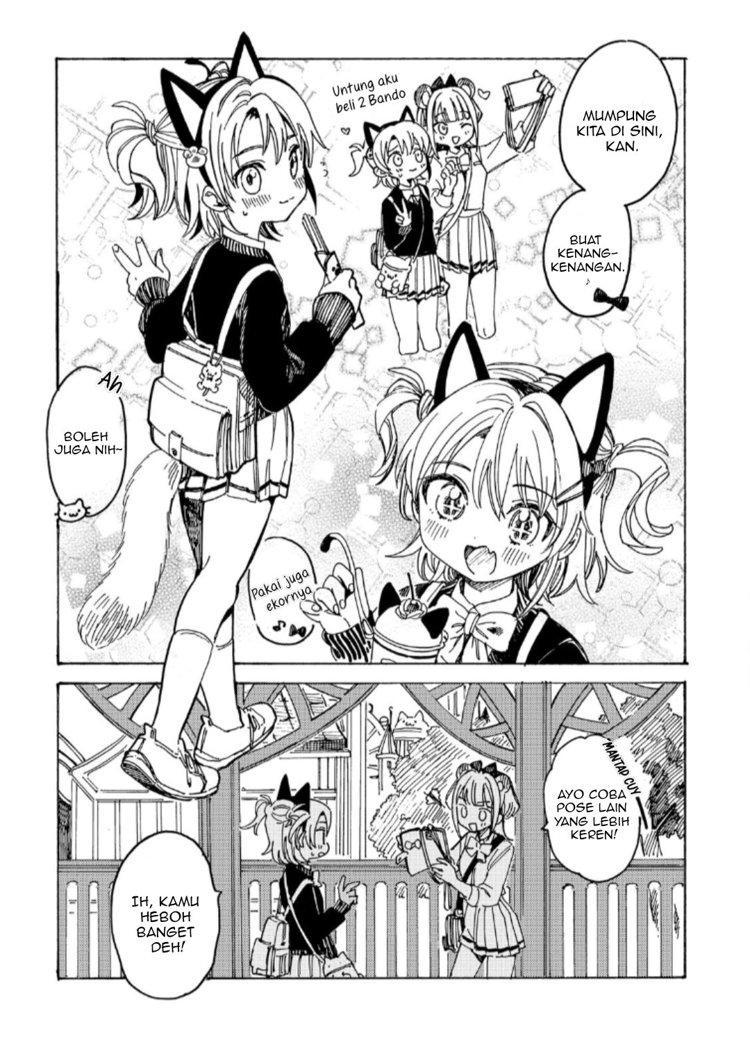 Yandere Meruko-chan wa Senpai ga Osuki Chapter 8 - halaman 8