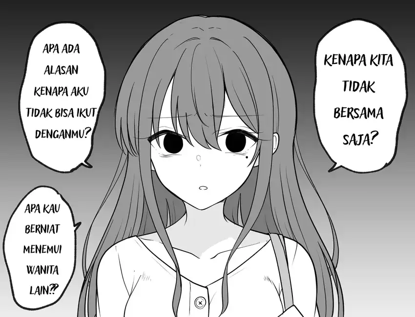 Yandere no You de Yandere ja Nai Chotto Dake Yandere na Onnanoko Chapter 7 - halaman 1