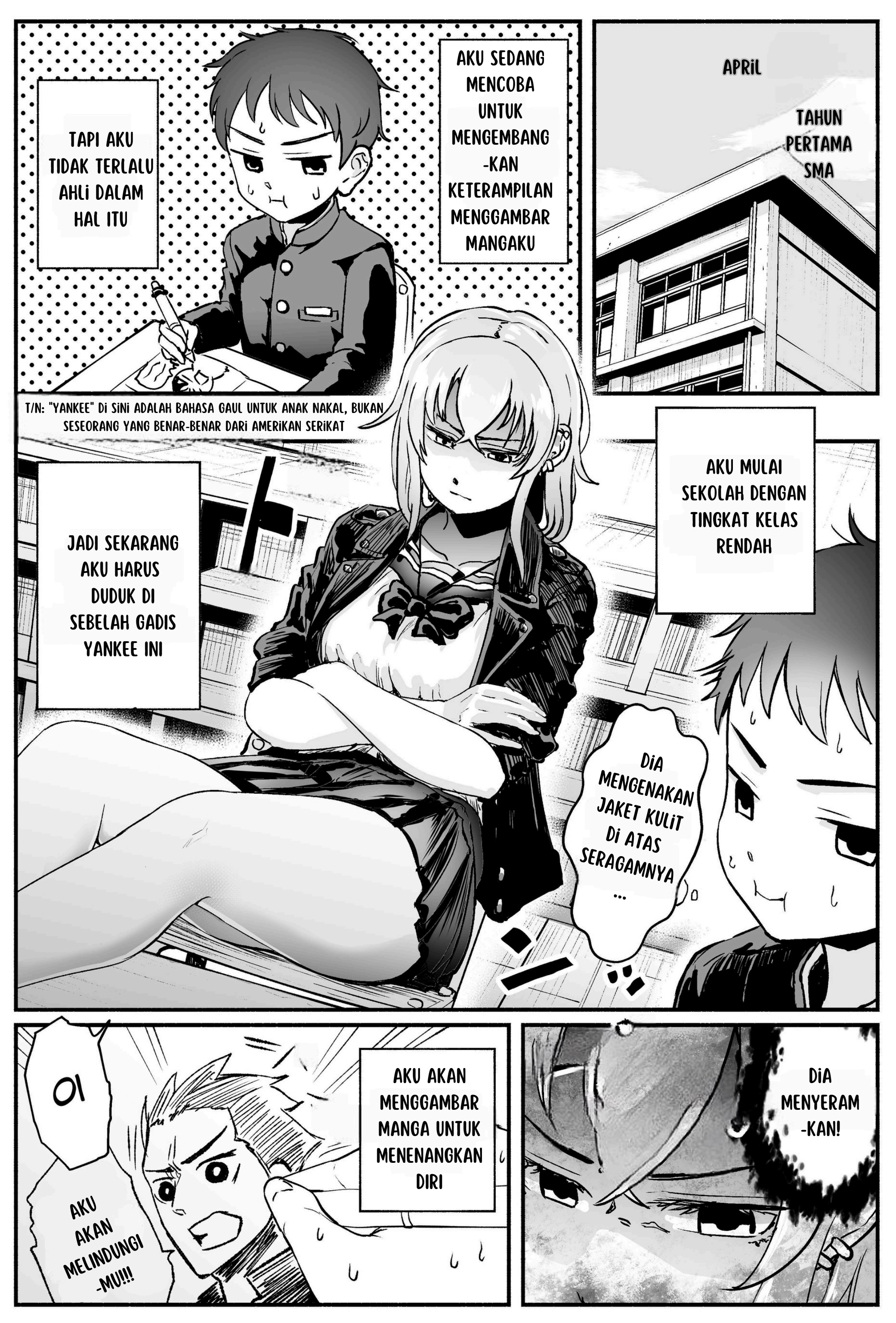 Yankee JK Ayaka-san no Jakuten Chapter 1 - halaman 1