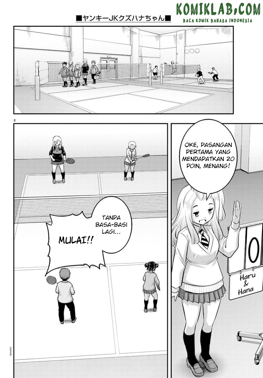 Yankee JK Kuzuhana-chan Chapter 92 - halaman 9