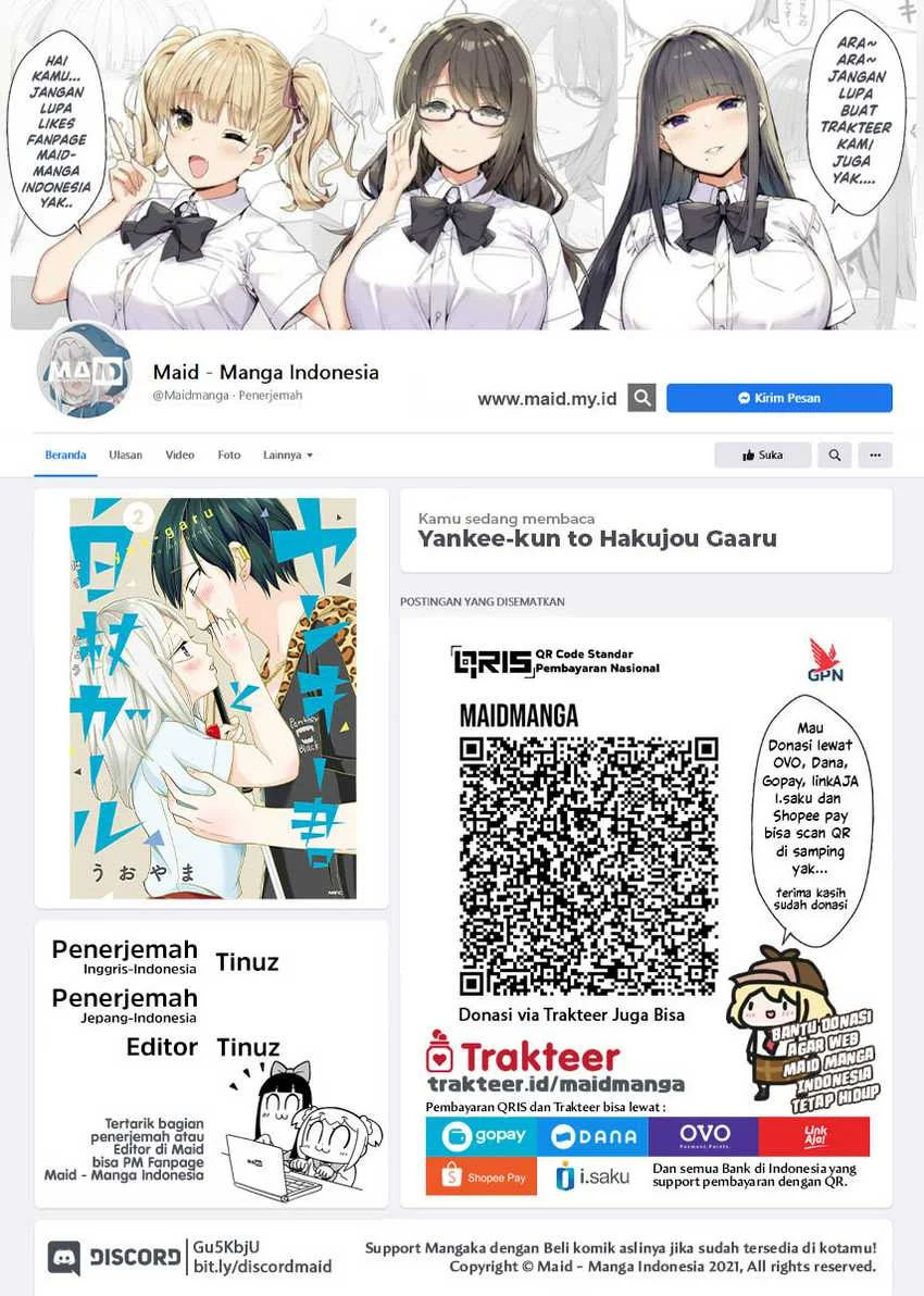 Yankee-kun to Hakujou Gaaru Chapter 30 - halaman 2