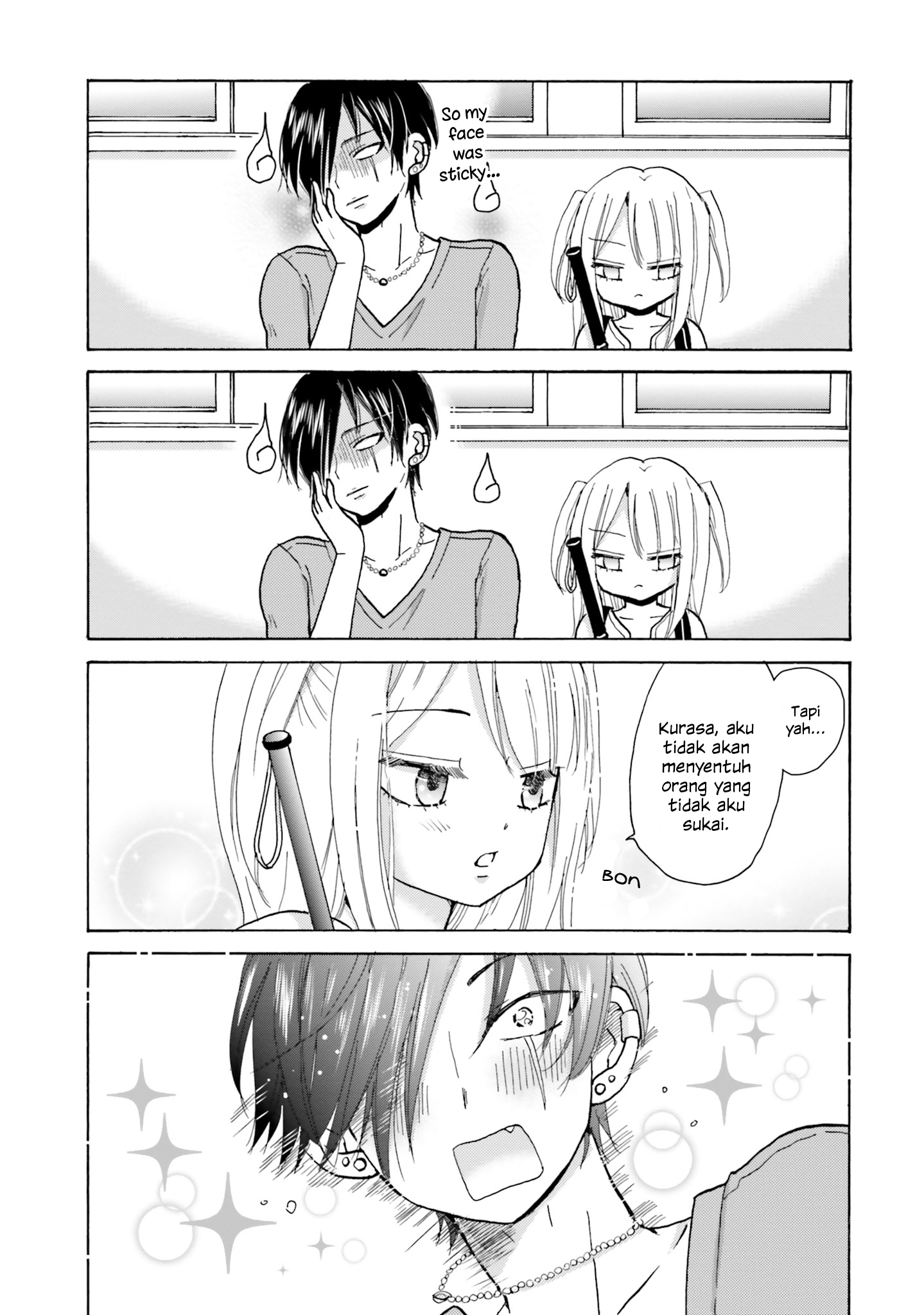 Yankee-kun to Hakujou Girl Chapter 4 - halaman 9