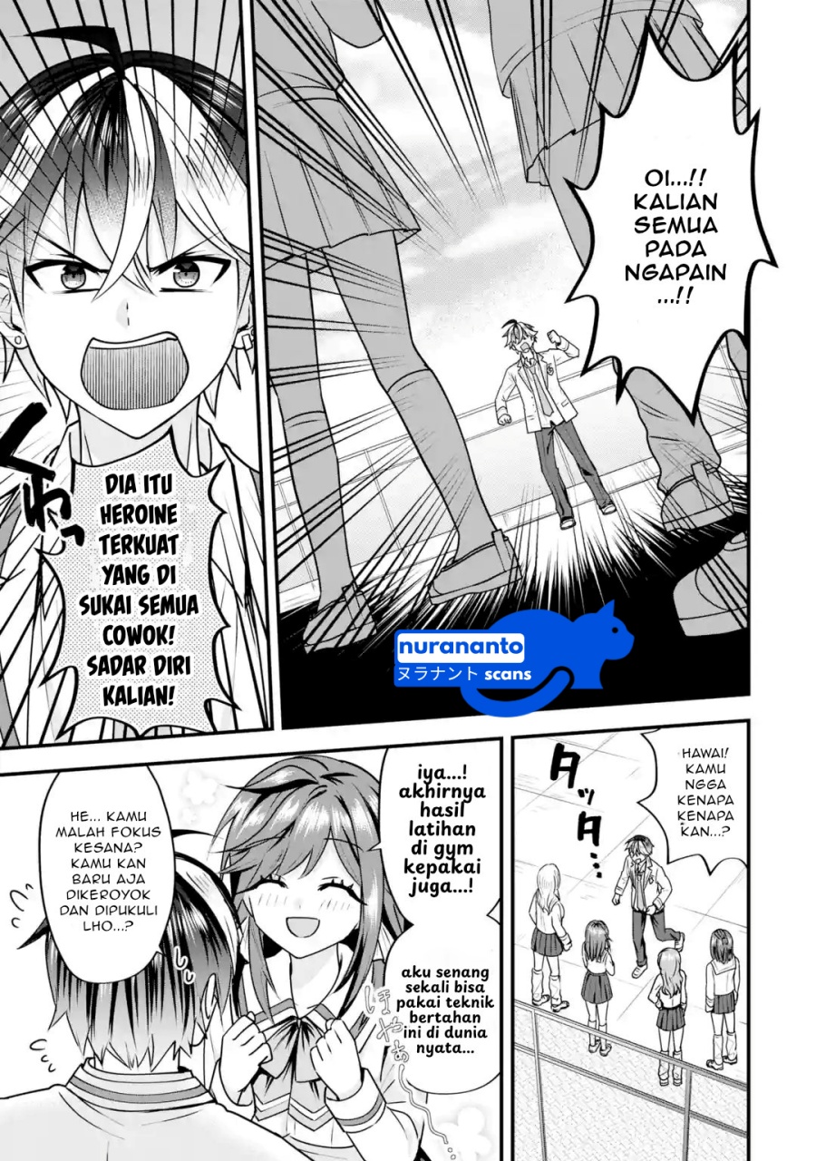 Yarikonda ren’ai game no akuyaku ni tensei shita node, gensaku chishiki de hiroin o kōryaku shimasu Chapter 3.5 - halaman 9