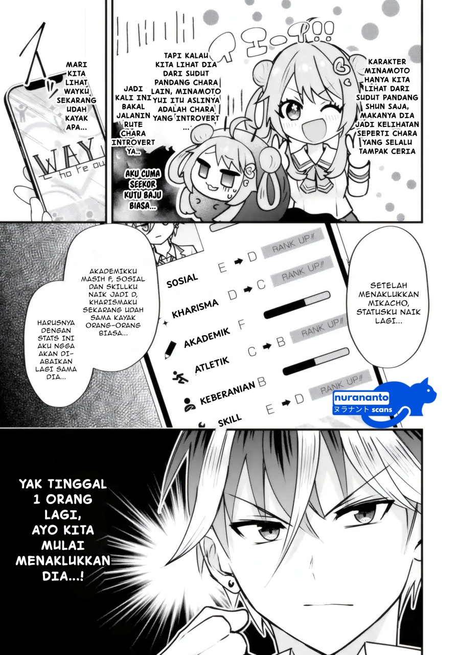 Yarikonda ren’ai game no akuyaku ni tensei shita node, gensaku chishiki de hiroin o kōryaku shimasu Chapter 4.1 - halaman 8