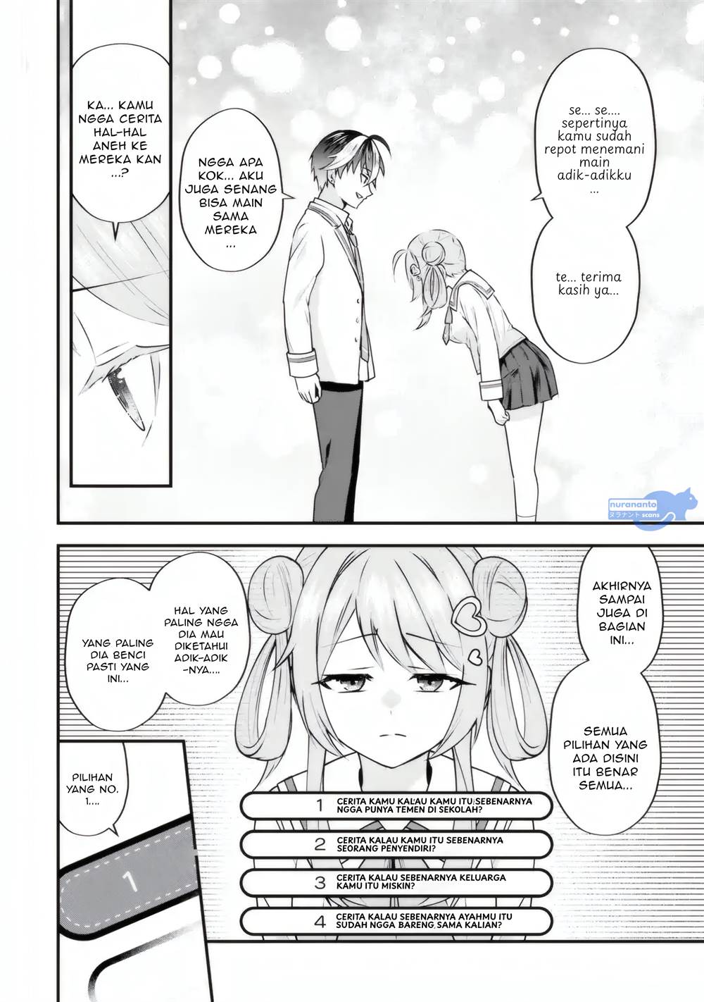 Yarikonda ren’ai game no akuyaku ni tensei shita node, gensaku chishiki de hiroin o kōryaku shimasu Chapter 4.3 - halaman 3