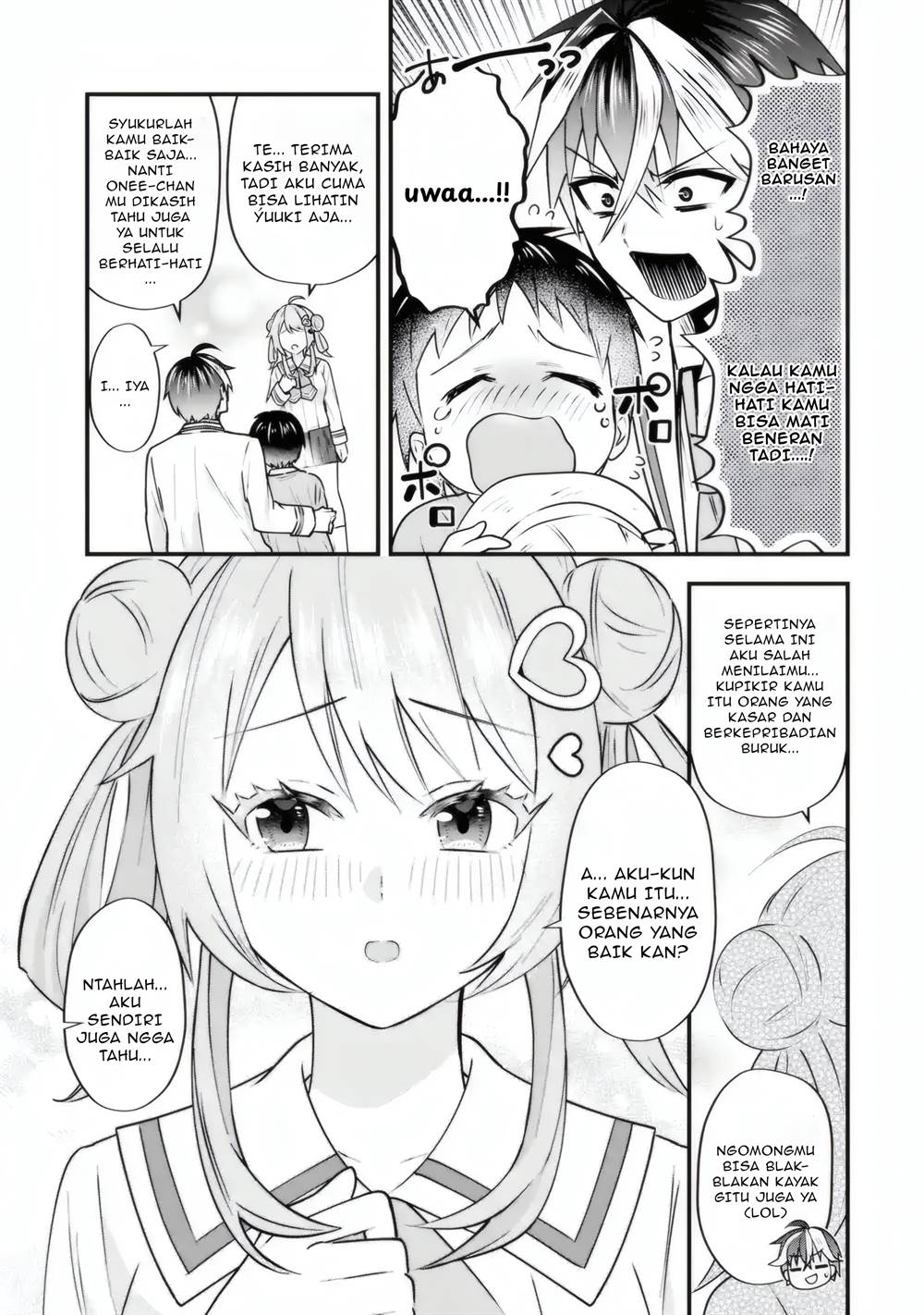 Yarikonda ren’ai game no akuyaku ni tensei shita node, gensaku chishiki de hiroin o kōryaku shimasu Chapter 4.4 - halaman 8