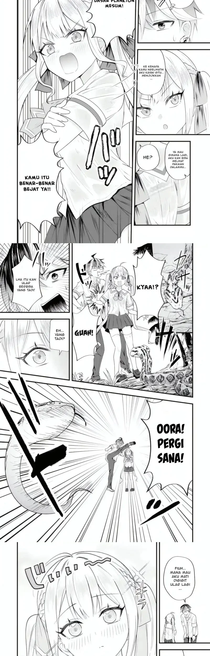 Yarikonda ren’ai game no akuyaku ni tensei shita node, gensaku chishiki de hiroin o kōryaku shimasu Chapter 6.3 - halaman 2