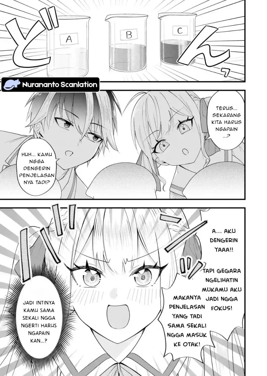 Yarikonda ren’ai game no akuyaku ni tensei shita node, gensaku chishiki de hiroin o kōryaku shimasu Chapter 9.1 - halaman 7