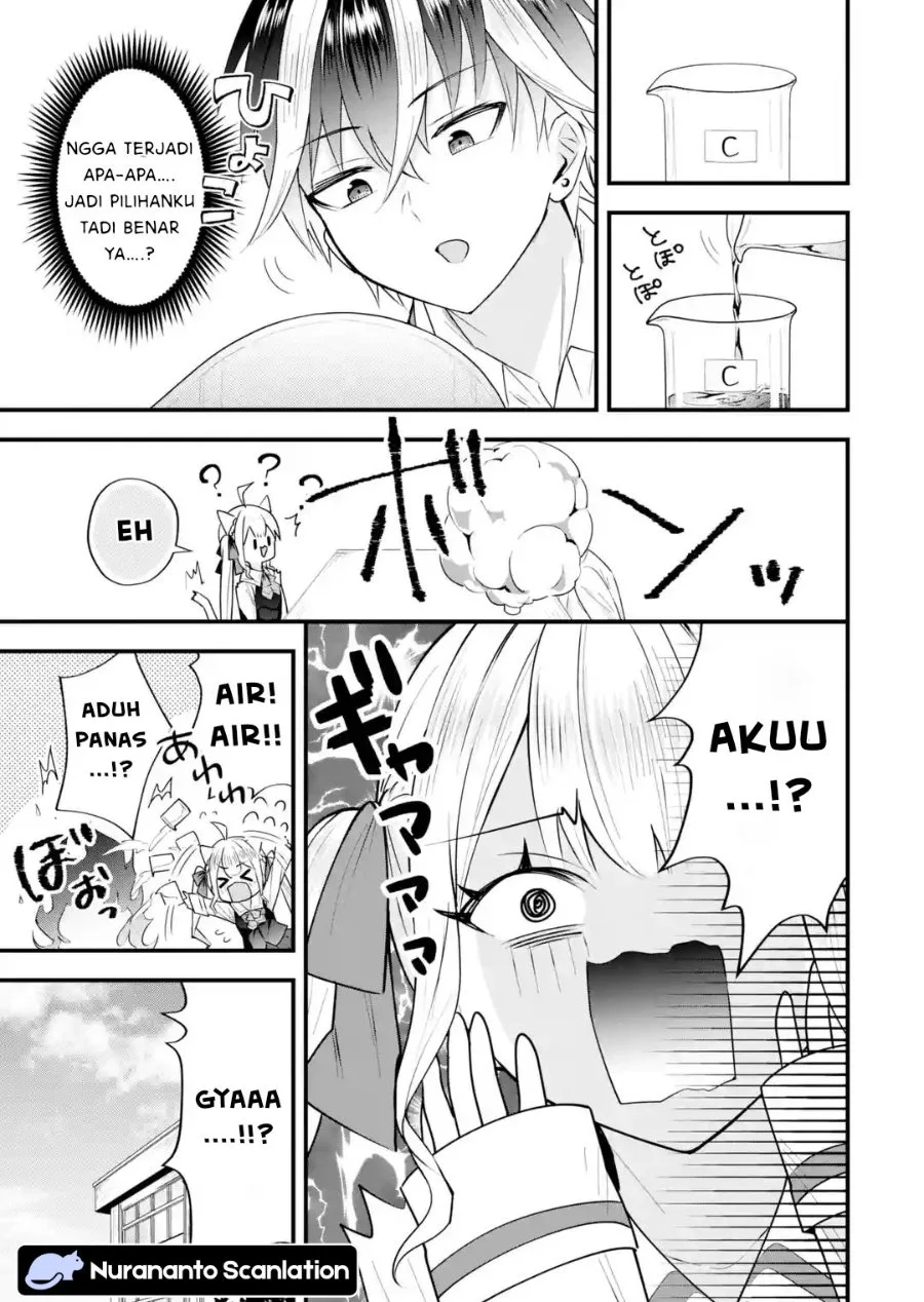 Yarikonda ren’ai game no akuyaku ni tensei shita node, gensaku chishiki de hiroin o kōryaku shimasu Chapter 9.1 - halaman 9