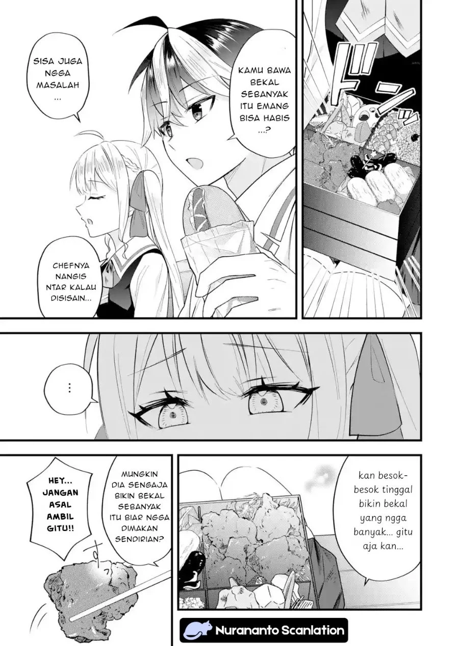 Yarikonda ren’ai game no akuyaku ni tensei shita node, gensaku chishiki de hiroin o kōryaku shimasu Chapter 9.2 - halaman 9